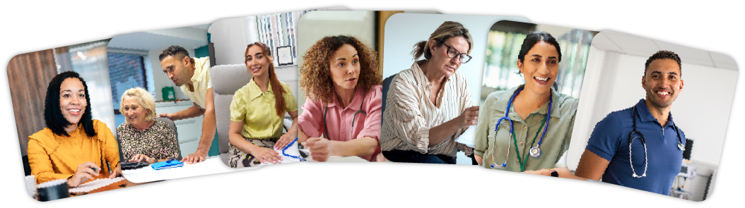ARRS funded healthcare professionals working in a GP surgery, including clinical pharmacists, care coordinators and primary care network staff